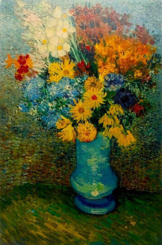 Vincent van Gogh "Vase with Daisies and Anemones" 1887 523485