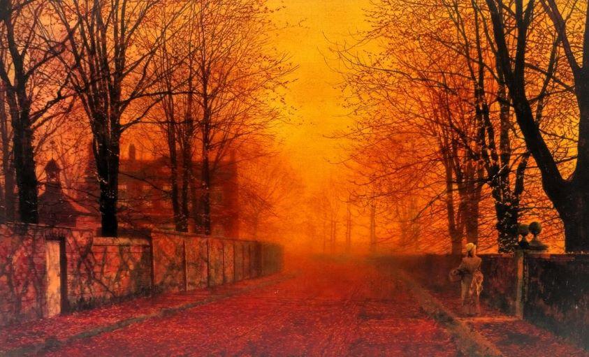 John Atkinson Grimshaw - "Evening Light" 1884