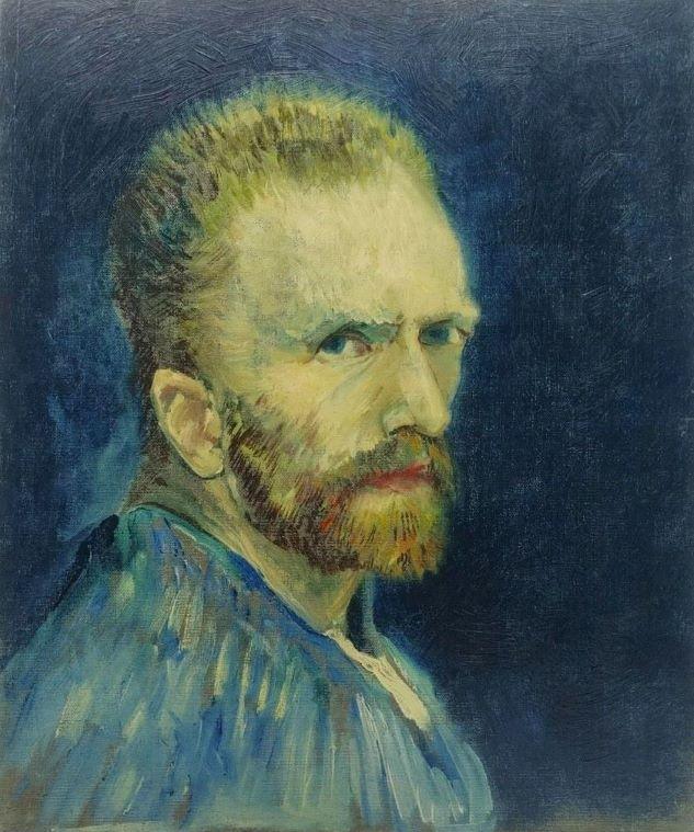 Vincent van Gogh Self-portrait 1887 33.0x40.0x1.0 cm. 523462