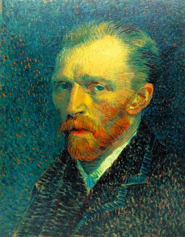 Vincent van Gogh Self-portrait 1887 32.0x42.0x1.0 cm. 523468