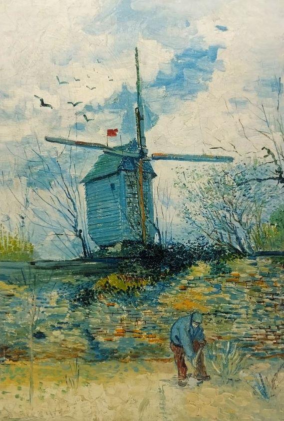 Vincent Van Gogh “The Mill at La Galette” 1886 523458