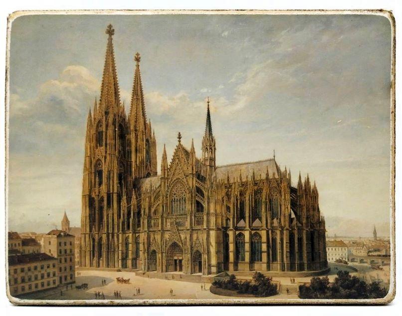 Josef Langl  "Cologne Cathedral" 1880