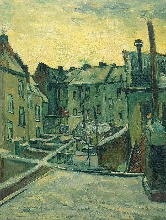 Vincent van Gogh "Backs of Houses" 1886 523476