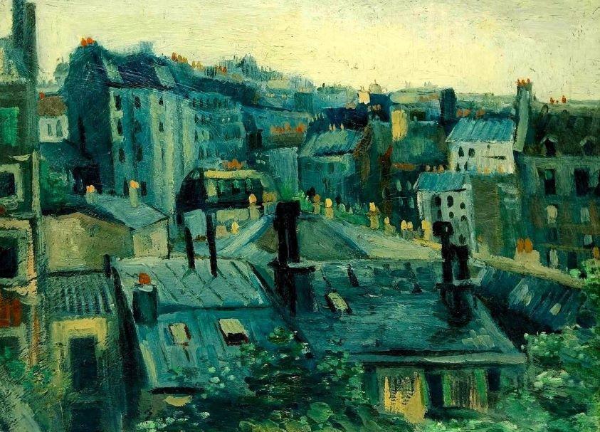 Vincent van Gogh "View from Vincent's Studio" 1886 523465