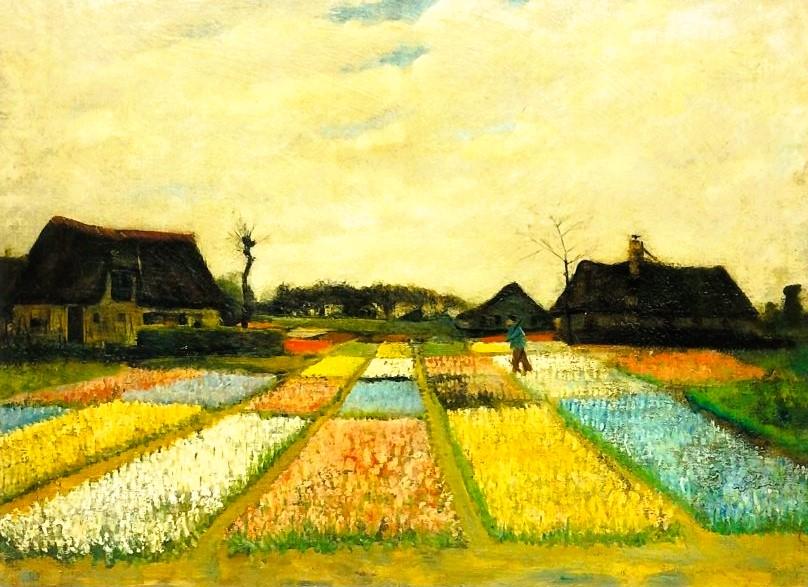 Vincent Van Gogh "Bulb Fields - Flower Beds in Holland" 1883  523459