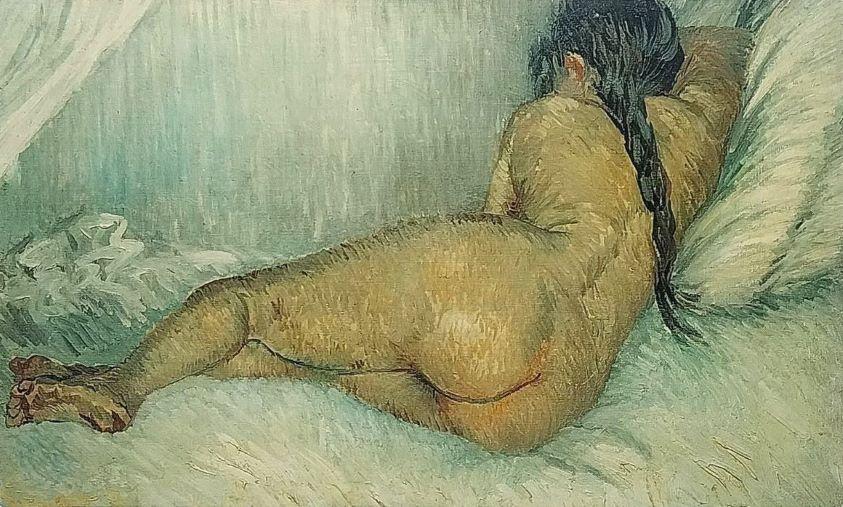 Vincent van Gogh "Nude Woman Reclining, Seen from the Back" 1887 523473